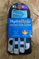 Hydra Hyde L 2pk Women's Leather Work Gloves, New