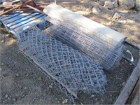 Pallet of Wire, Carpet and Ladder