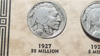 1927 Buffalo Nickel From A Set