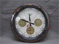 Panclox World Clock with Thermometer