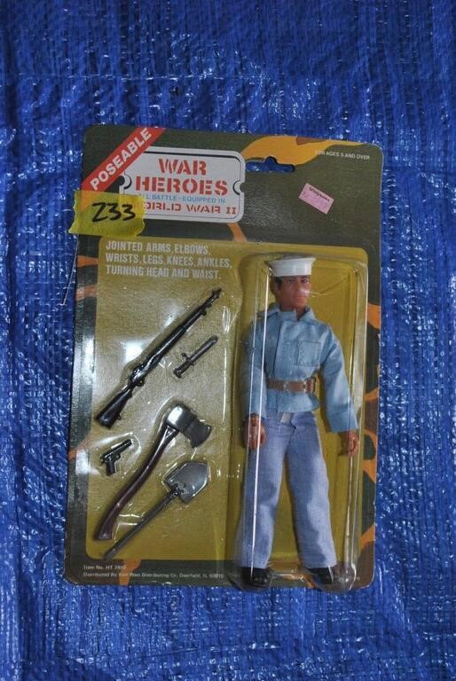 Poseable war heroes WW2 doll new in box