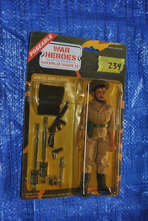 Poseable war heroes ww2 doll new in box