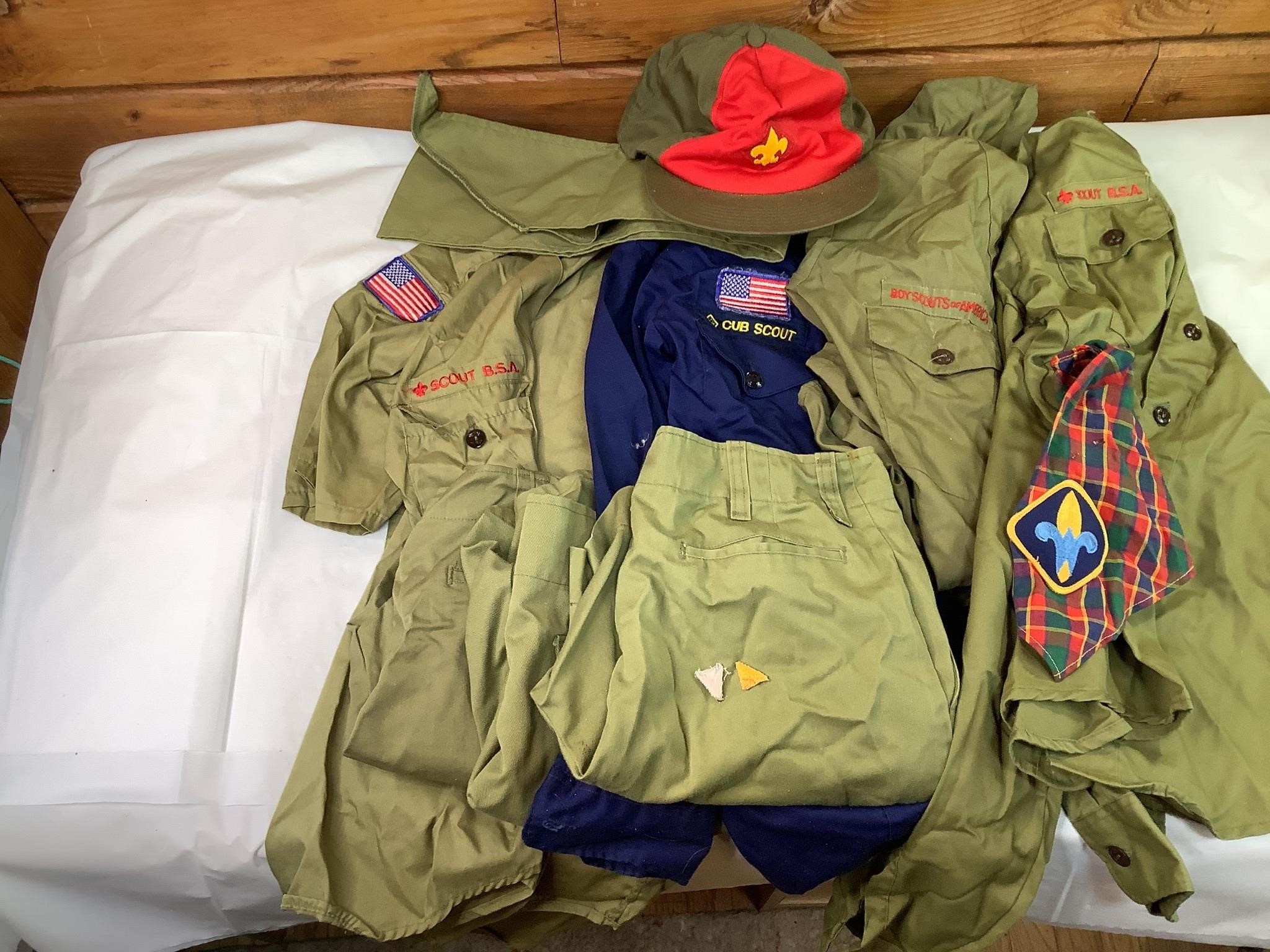 Assorted Boy Scouts & Cub Scout Clothing