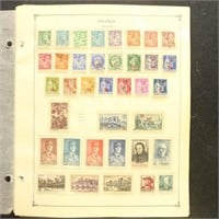 France Stamps 1940-1965 Mint Hinged and Used on