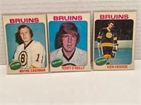 75/76 Boston Bruins Card Lot