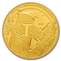 2020 Niue 1 Oz Gold $250 Star Wars Boba Fett Bu