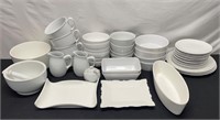 Assortment Of White Dishware