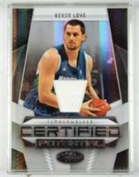 Kevin Love Certified Potential Jersey Card  # 9