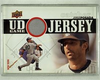 Jorge Posada 2010 Game Jersey Baseball Card