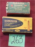 Ammunition 25-20 Winchester 2 boxes