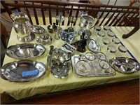 Lot Of Silver-plated Items As Shown