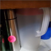 THERMOS AND PLASTIC PITCHER