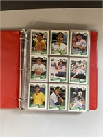 Album with Fleer Baseball Cards