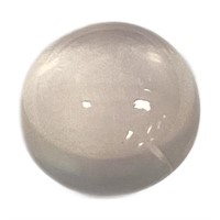 Natural Round Cabochon 6.87ct Rose Quartz