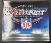 (AD) Coors Light NFL Metal Sign