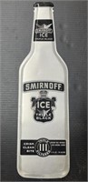 (AD) Smirnoff ICE Triple Black Metal Sign. 30 x 8
