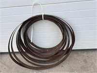 Wood barrel rings
