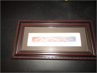 P BRENT FRAMED PICTURE - SNAKE