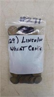 (129) Lincoln Wheat Cents