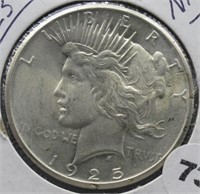 1925 Peace Silver Dollar. Nice.