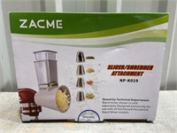 Zacme Slicer/Shredder Attachment