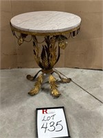 Decorative Iron Marble Top Table