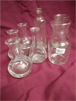 (7) Pieces Clear Glass