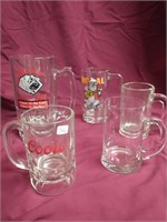 (5) Beer Mugs