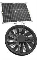 (New) Solar Greenhouse Fan, 3000 RPM 10in 100W