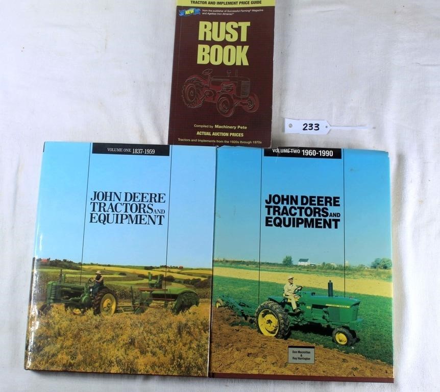 (3) Farm Tractor Books