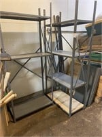 3 SECTIONS OF SHELVING UNITS