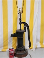 Pitcher Pump lamp.  Ranch Craft Originals. Cast