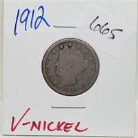 1912 V-Nickel 5 Cents