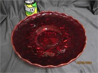 Large Fostoria Ruby Red Platter