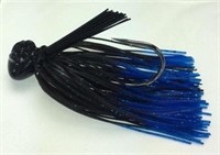 Stanley 3/4oz Black/blue Stand Up Football Jig