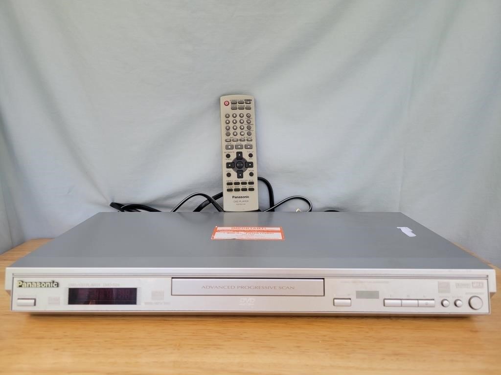 Panasonic Adv. Progressive Scan DVD Player w/