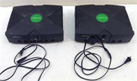 * (2) XBox Game Consoles w/ (1) Proper Power Cord