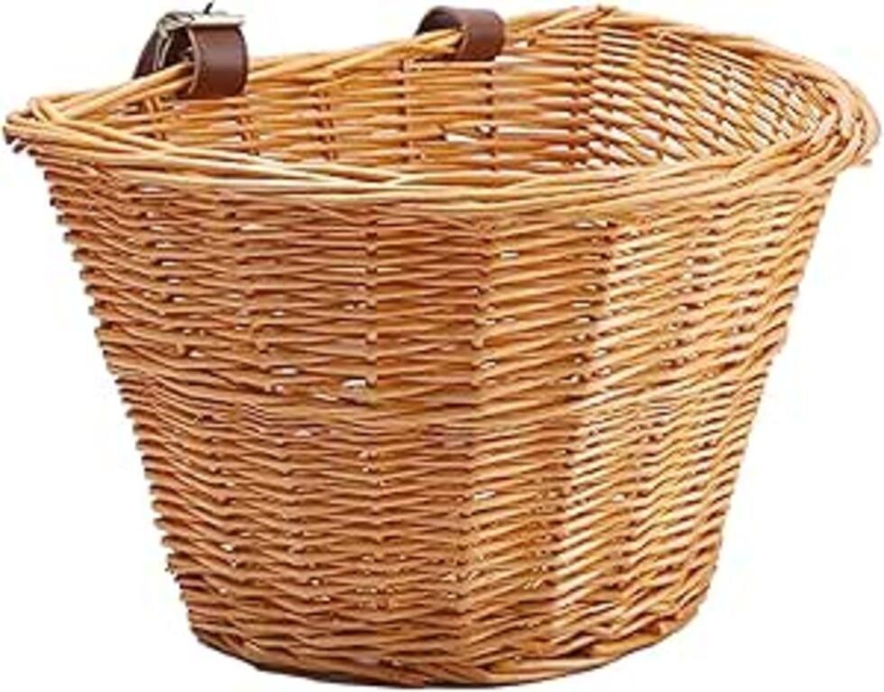 ProSource Wicker Bike Basket