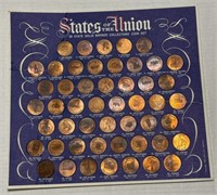 (V) 50 State of the Union Solid Bronze Coin Set