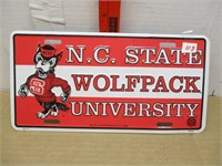 N.C. State WolfPack University License Plate
