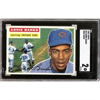 1956 Topps Ernie Banks Sgc 2