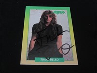 Frank Bello Signed Trading Card RCA COA