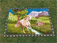 Horse Wall Hanging or ? Vintage? 52x34