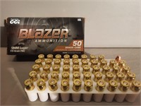 50 Rds--Blazer 9MM Luger Ammunition