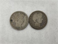 2 Barber Quarters - 1900 & 1908