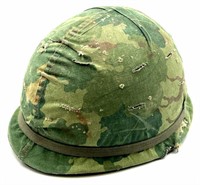 Vietnam Era US M1 Helmet with Liner