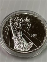 The Light of Liberty 1 ounce Silver Round