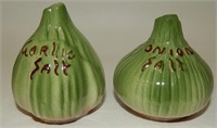 Vintage Garlic Salt & Onion Salt Figurals