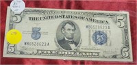 1934-C $5 SILVER CERTIFICATE