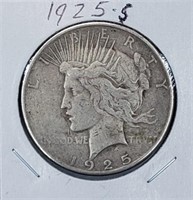 1925-S Peace Silver Dollar